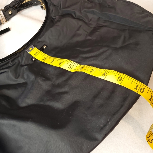 Kate Spade Black Nylon Baguette Shoulder Bag - Picture 11 of 13